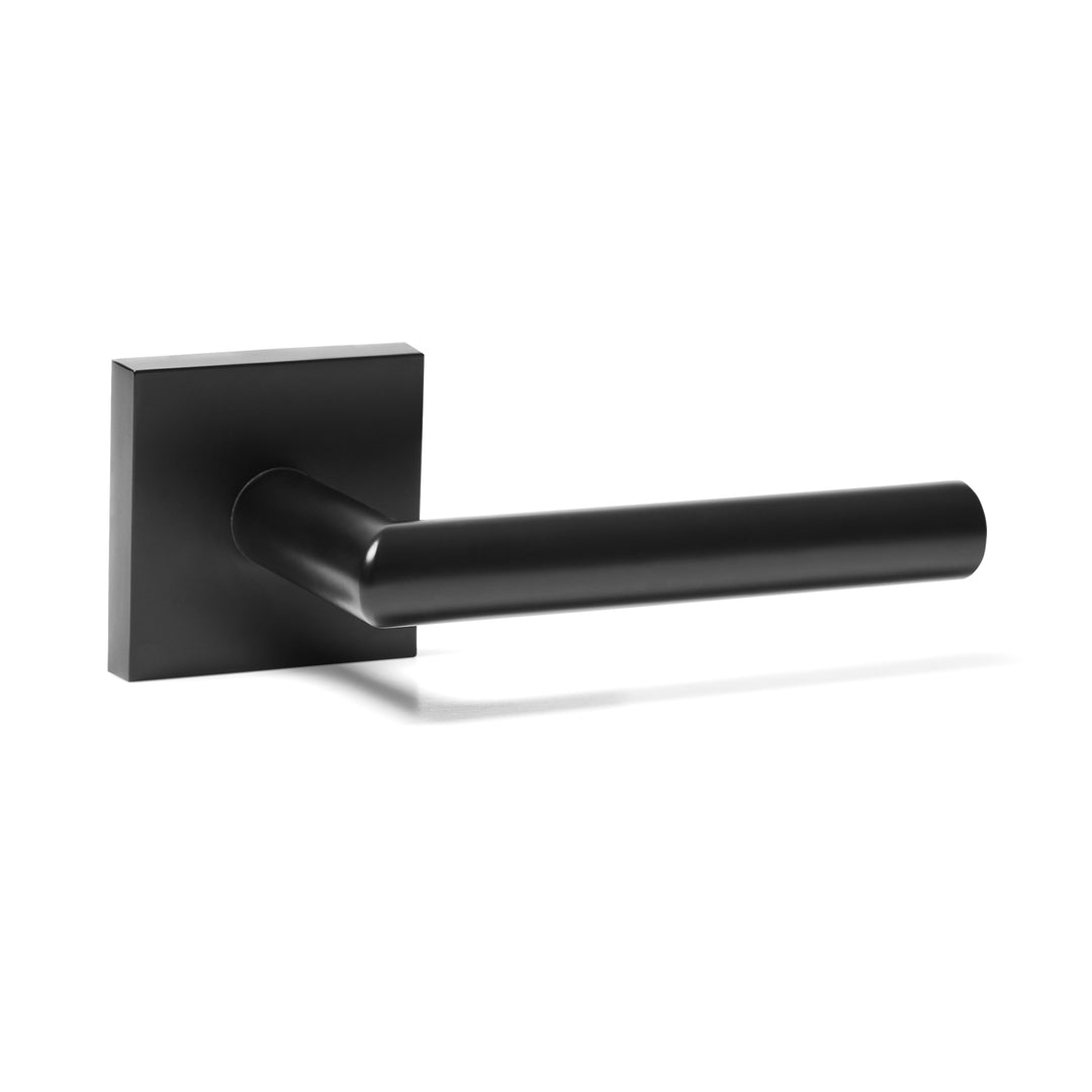Prague Door Handle Lever | Matte Black | Explore Hardware