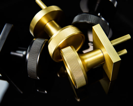 Fiji Door Knob | Satin Brass Gold | Explore Hardware – Explore